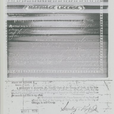 Fred Gartner and Helena Roetzheim marriage license.jpeg