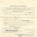 Marie Myrtle Fisher - Birth Certificate