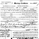 Leo DiLorenzo & Phyllis Stuart - Marriage Certificate