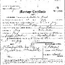 George Fisher & Anna Foote - Marriage Certificate