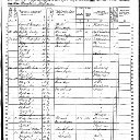 John Davis Bourne & Nancy Higbee - 1860 United States Federal Census