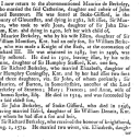 Berkeley - The Peerage of England By Arthur Collins
