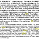 Eleanor de Beaumont & Richard Moleyns - Plantagenet Ancestry