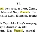 John Munsell & Elizabeth McCrary - The Revolutionary Ancestry of the Members of the Warren and Prescott Chapter by Massachusetts Daughters of the American Revolution 1899