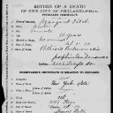 Margaret Van Deusen - Pennsylvania Death Certificate
