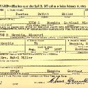 Charles Dewitt Miller - World War II Draft Registration